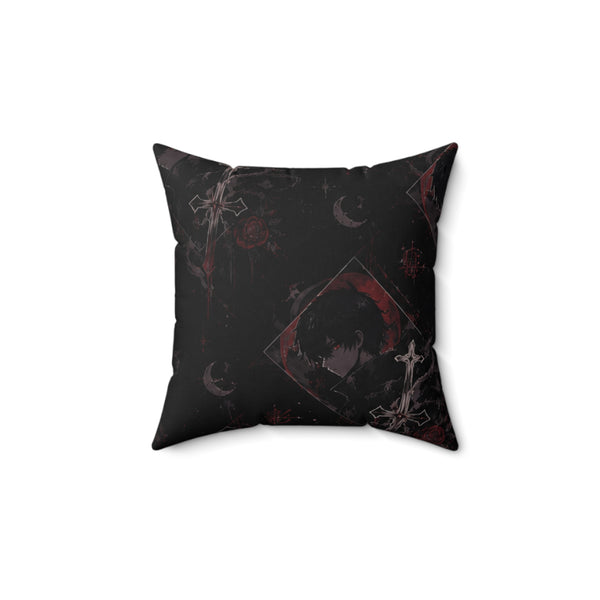 Faux Suede Square Pillow