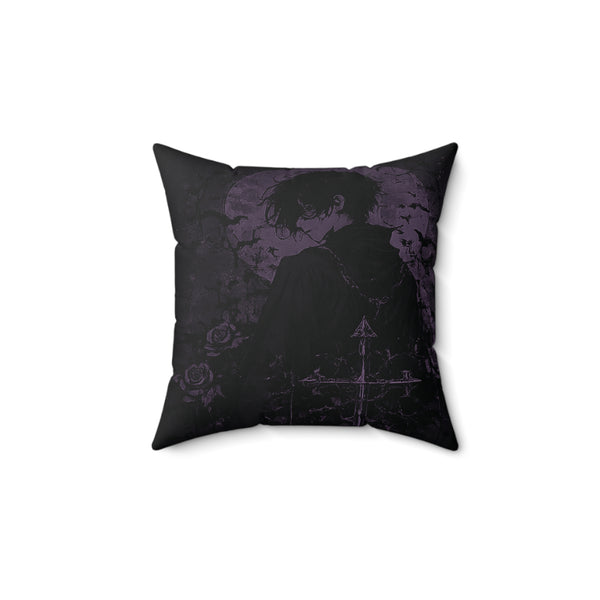Faux Suede Square Pillow